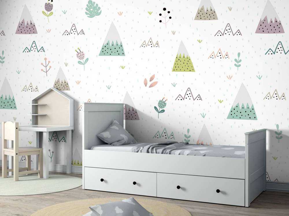 Montagnes, plantes et fleurs