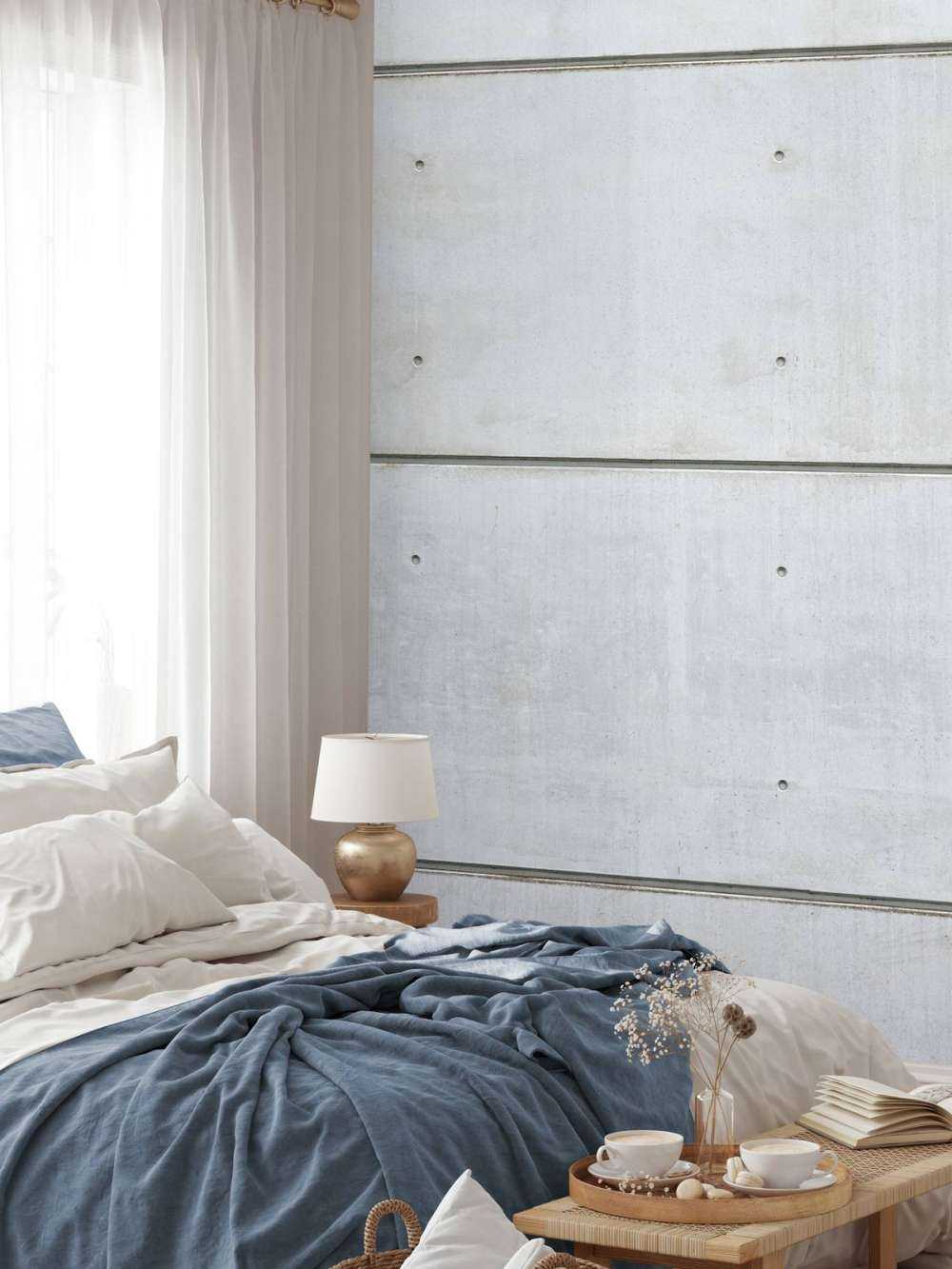 Mur horizontal en béton