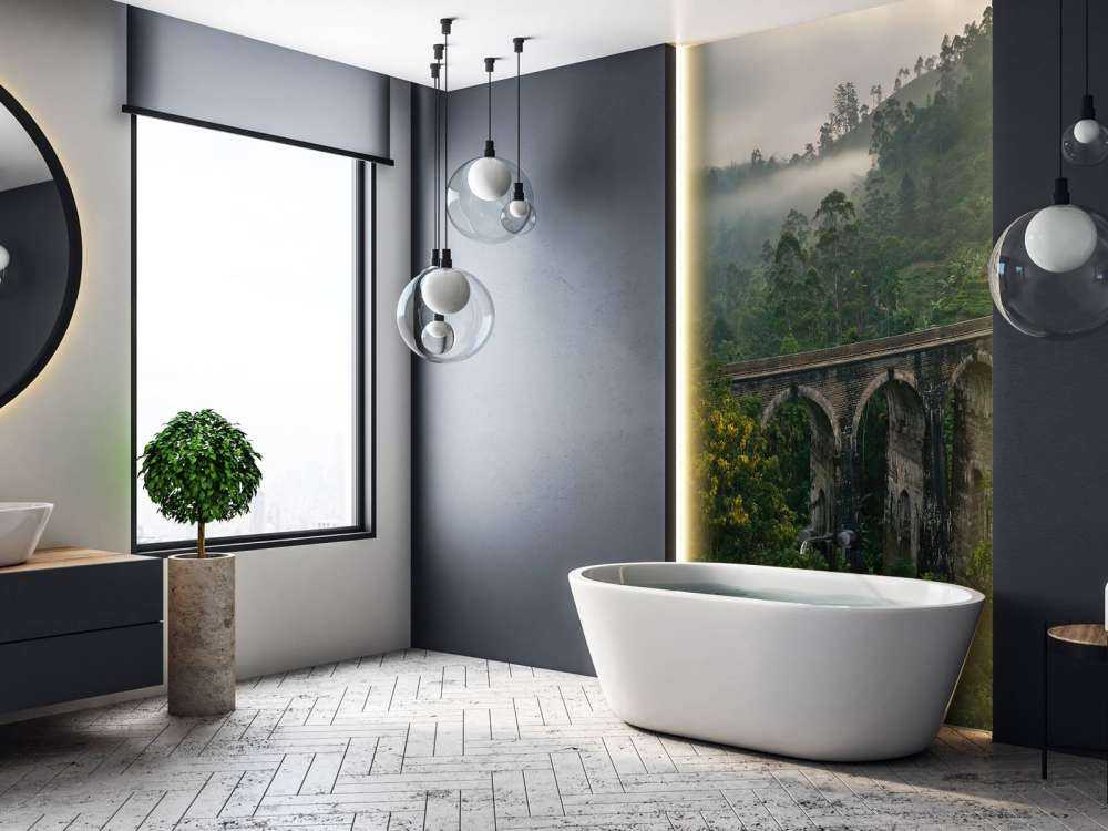 Pont ferroviaire à travers la jungle