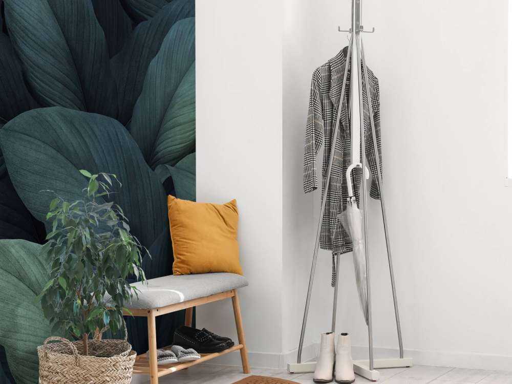 Feuilles vertes tropical