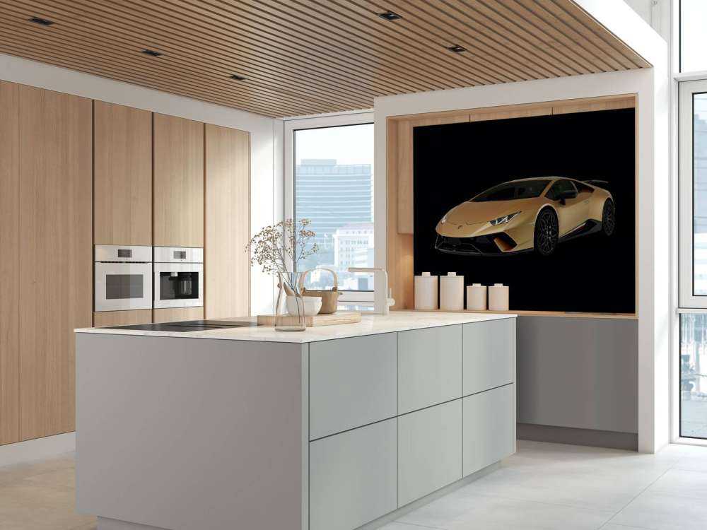 Lamborghini Huracán - Avant droit, noir