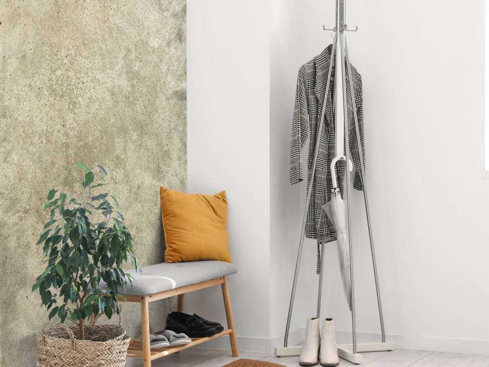 Béton poli gris clair