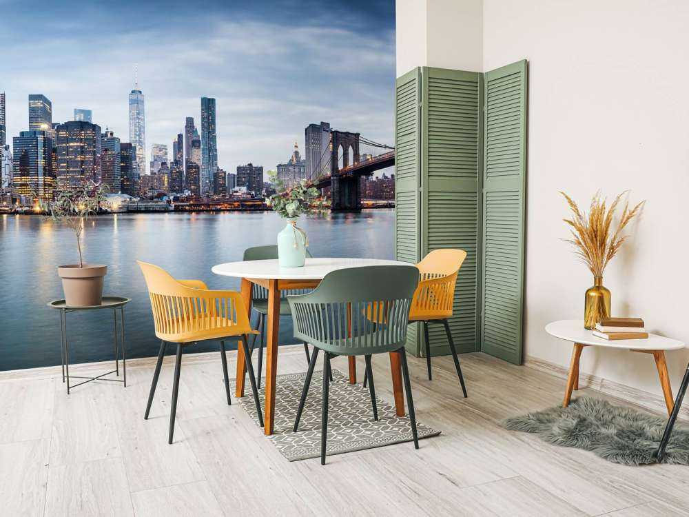 Coucher de soleil de New York