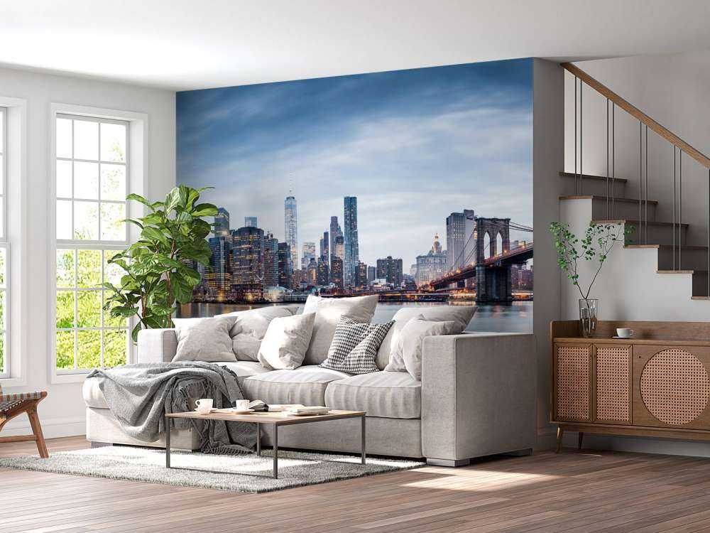 Coucher de soleil de New York