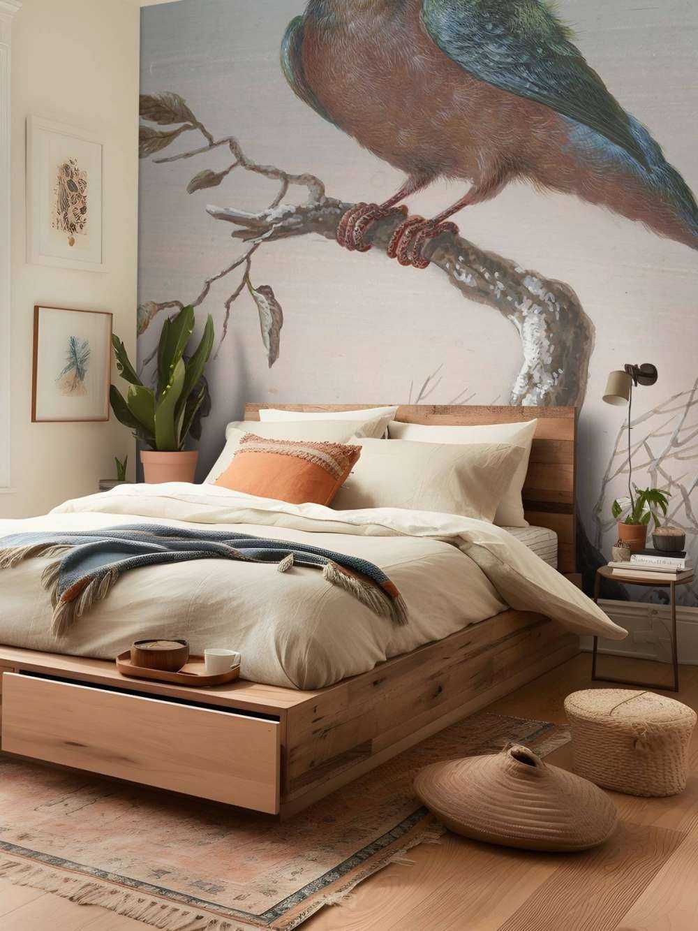 Martin-pêcheur peinture