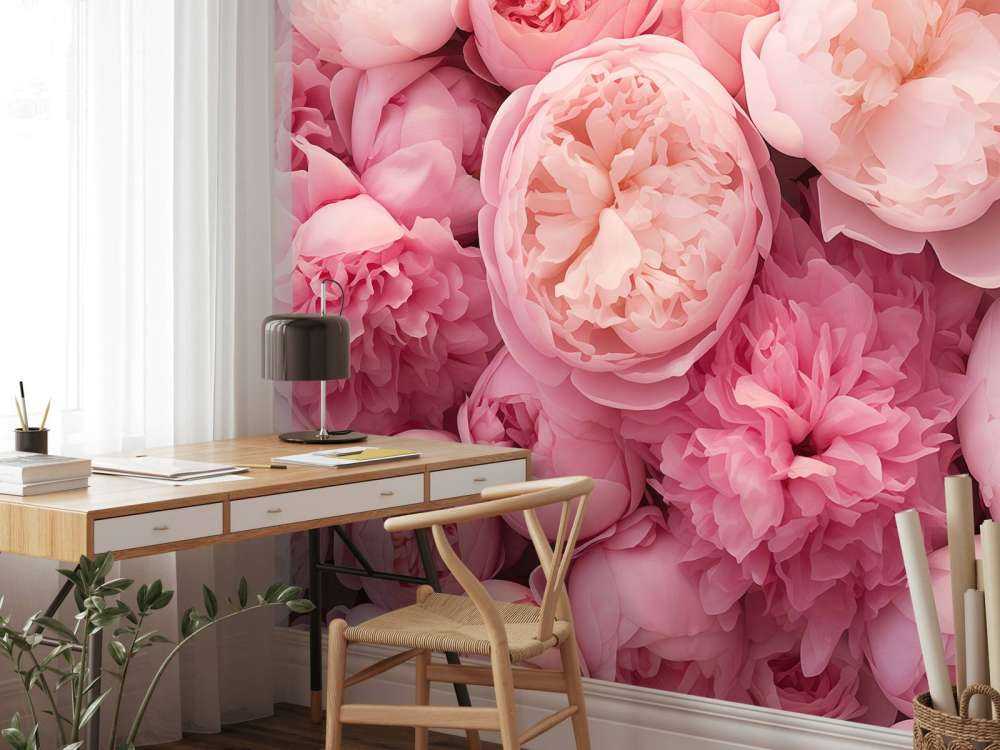 Blossom cascade floral spring pastel pink