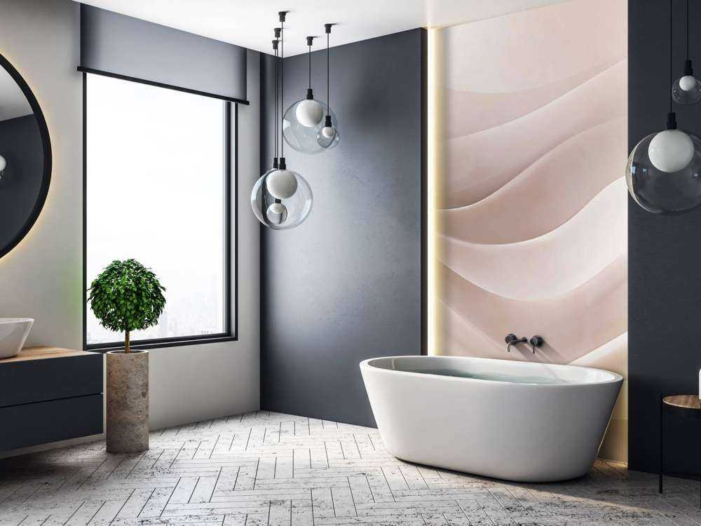Vagues apaisantes calmes aqua beige