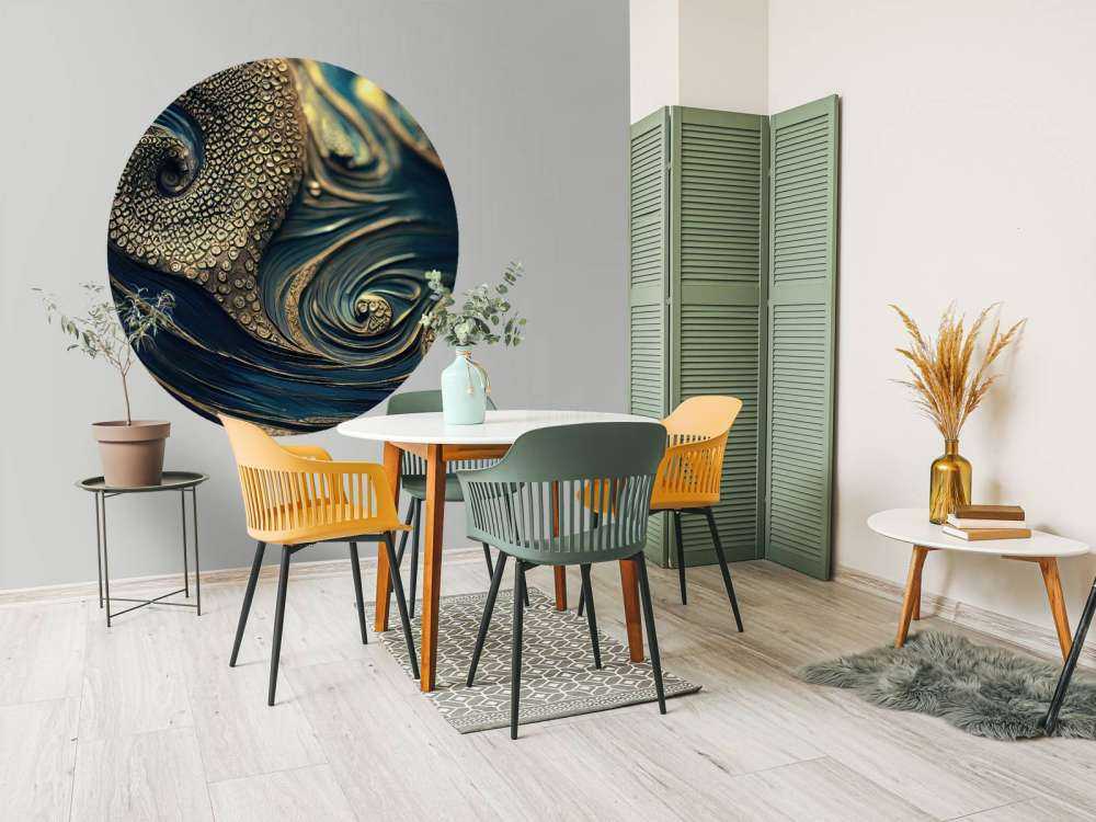 Octopus ornate abstract art