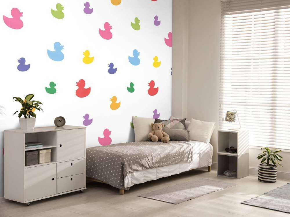 Canards de bain colorés