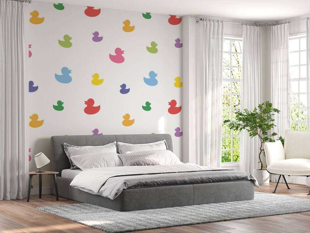 Canards de bain colorés