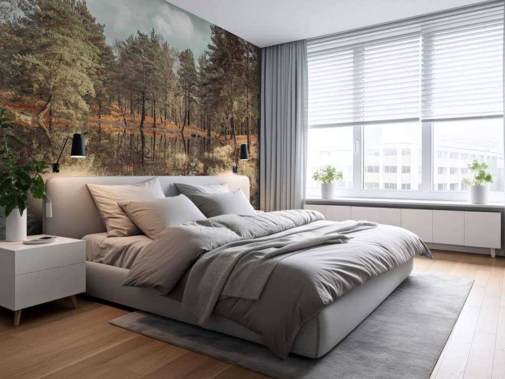 Arbres près d'un lac