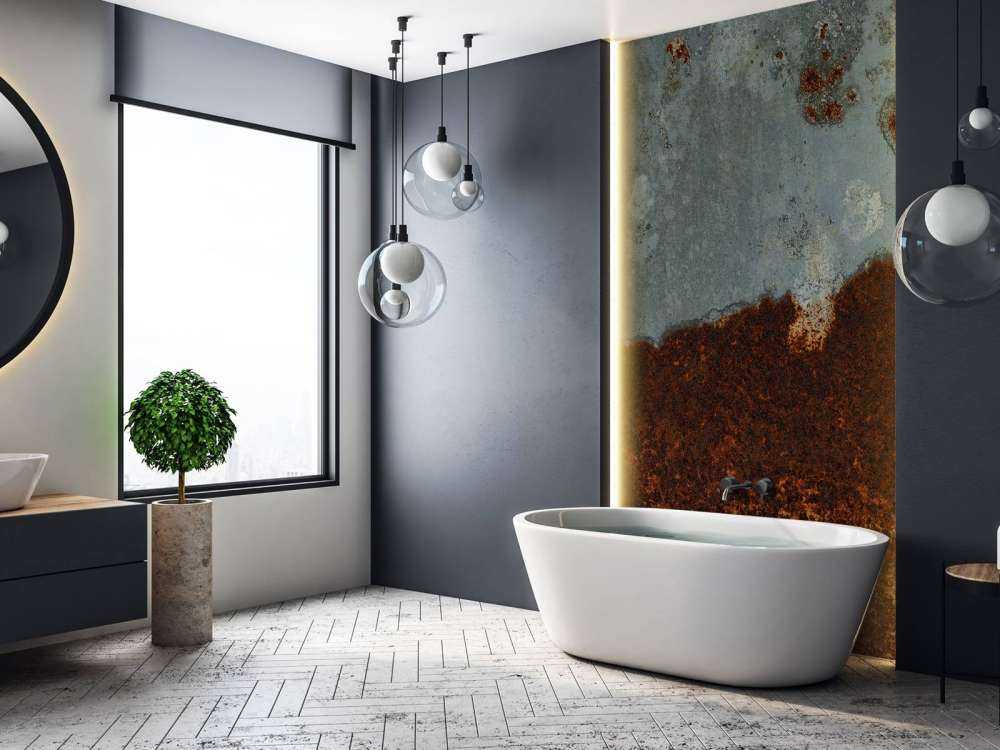 Structure rouillée métal