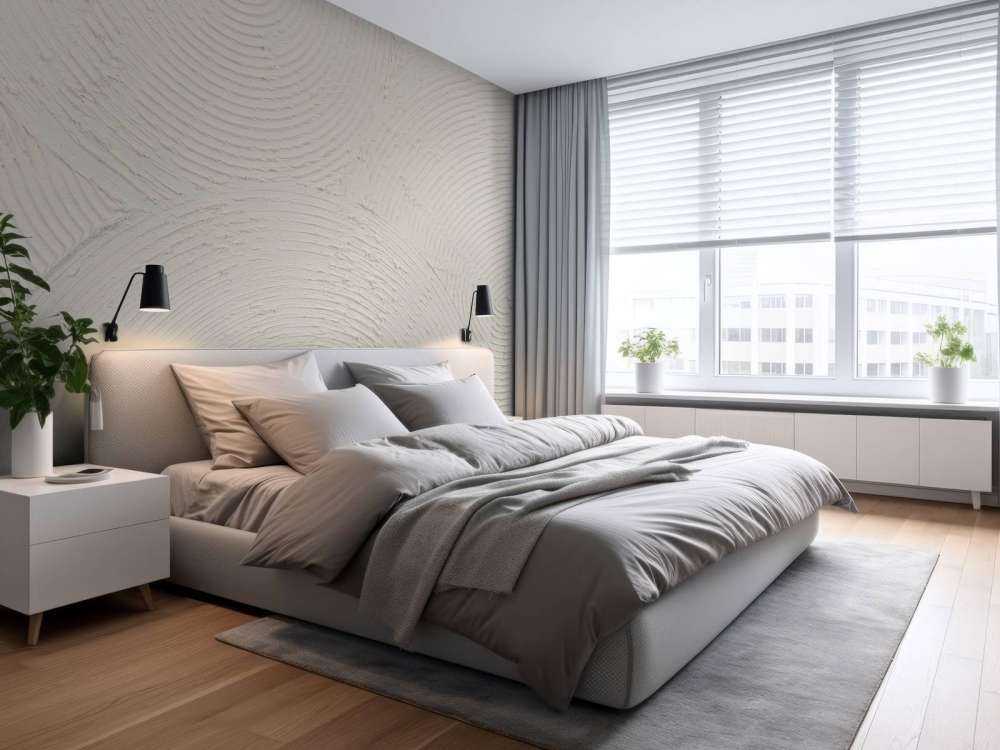 Cercles zen en blanc cassé