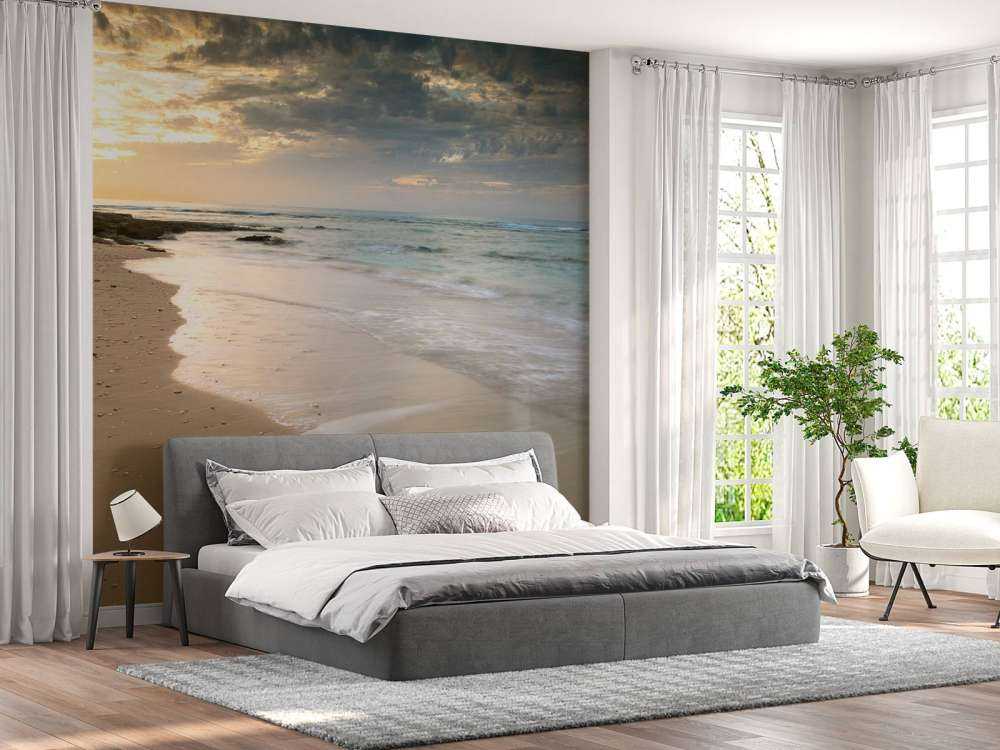 Coucher soleil sur la plage