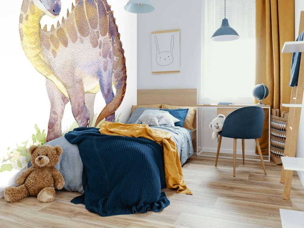 Dinosaure de l'aquarelle