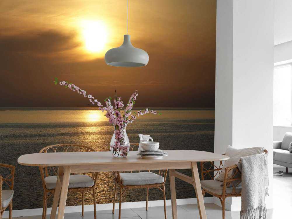 Lever de soleil en mer