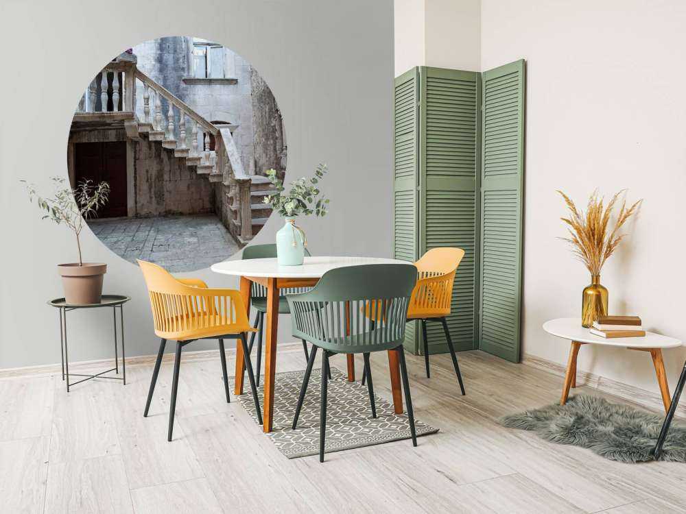 Marches dans la vieille ville de Korƒçula