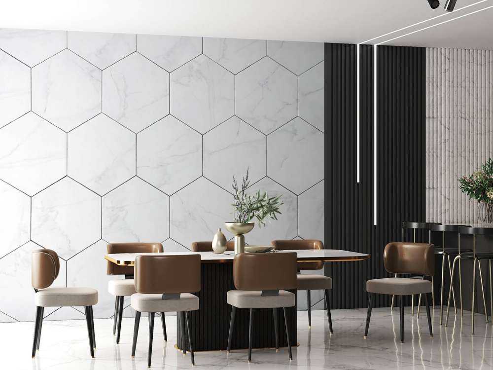 Hexagones de marbre