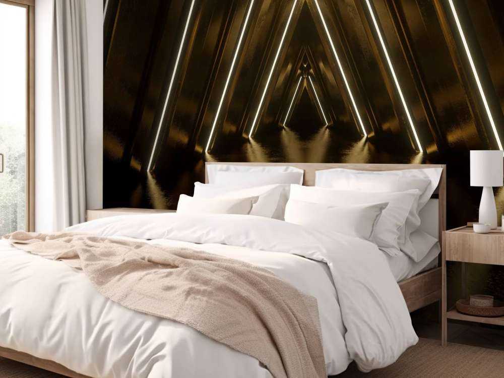 Tunnel doré et sombre