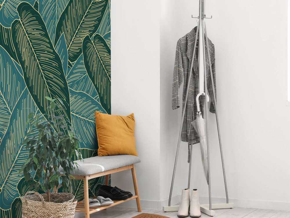 Feuille fendue dorée