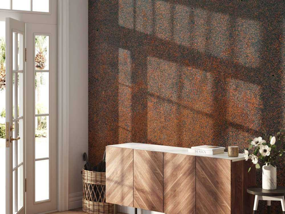 Gros plan d'une vieille plaque de métal