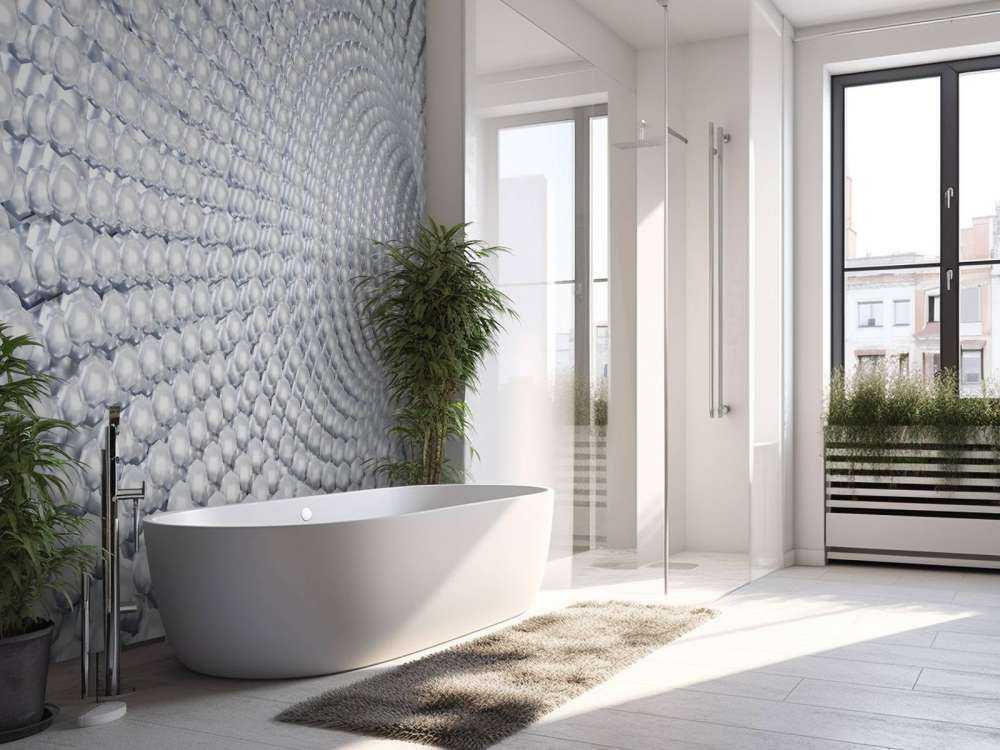 Tunnel avec bulles 3D