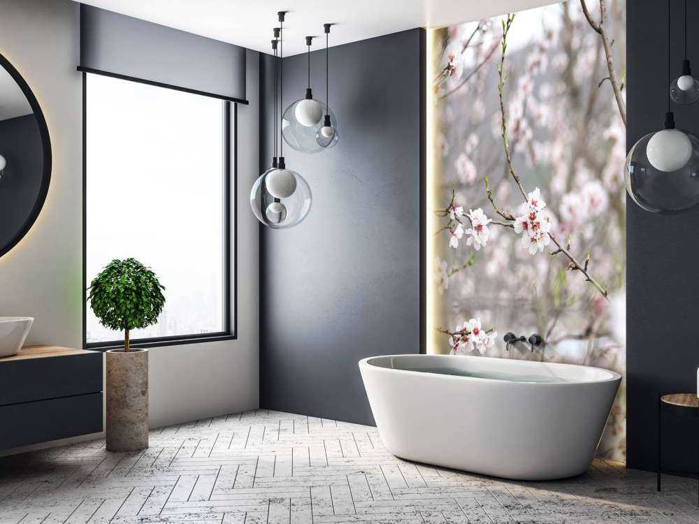 Fleurs roses et blanches