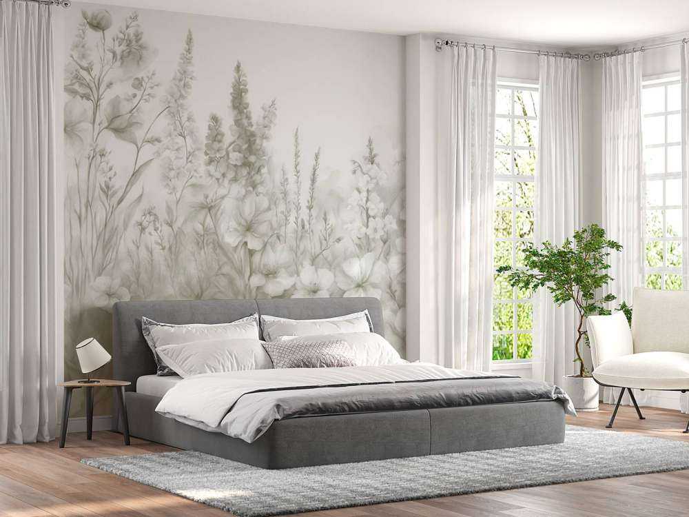 Jardin anglais tendre - vert menthe