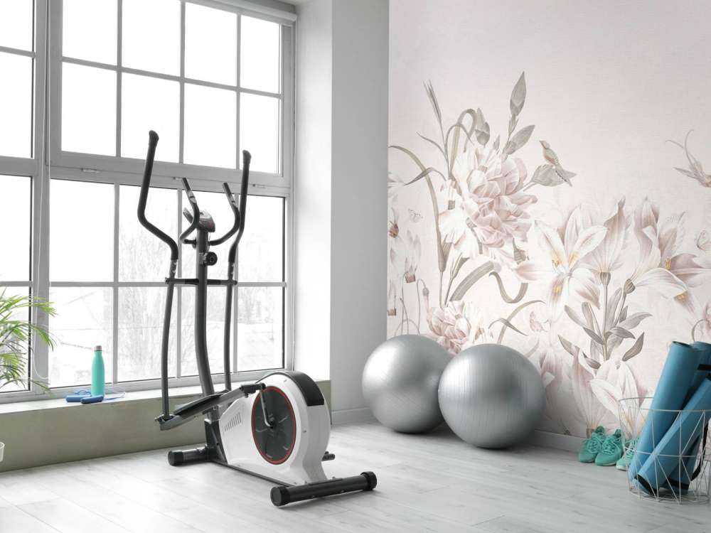 Champ de fleurs douces avec des colibris