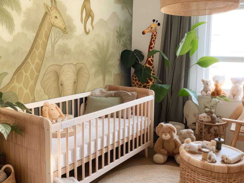 Amis de la jungle en sépia