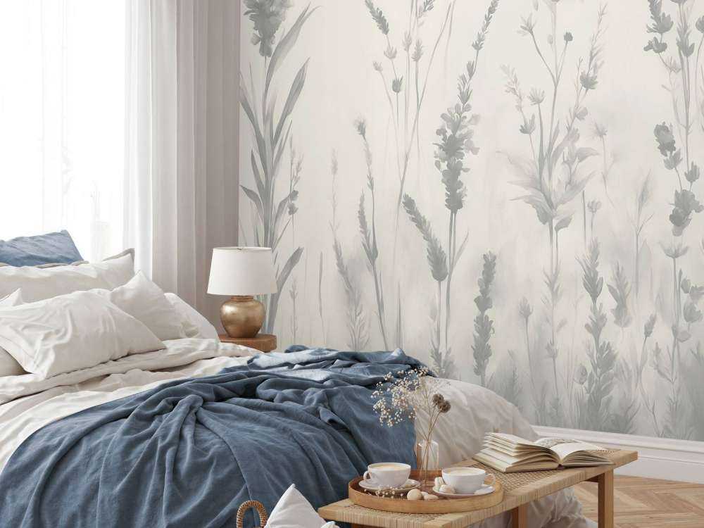 Lavande Clair Seamless Blanc Ivoire