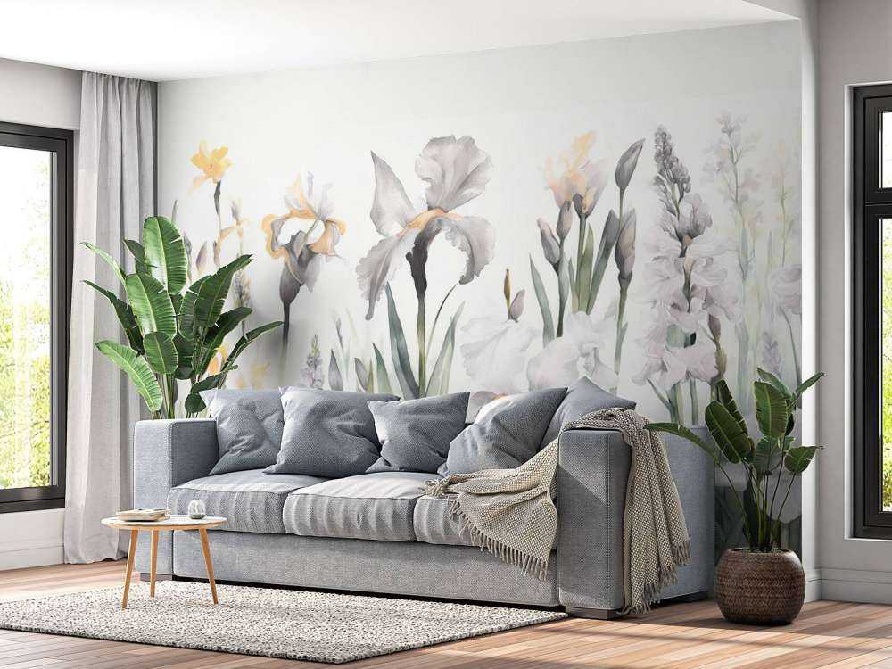 Joyeux printemps bleu pastel