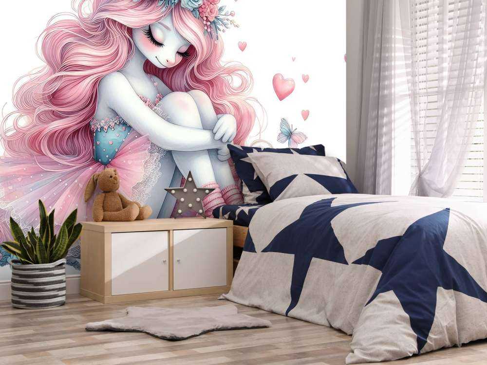 Licorne ballerine rêveuse