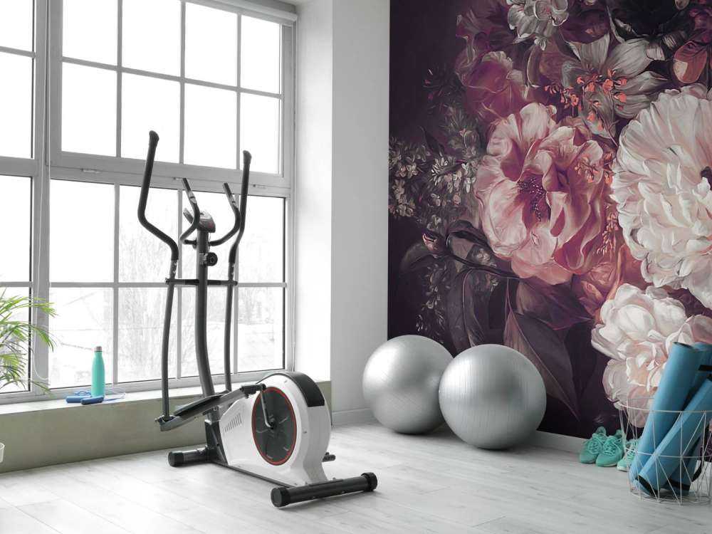 Bouquet avec lilas rouge