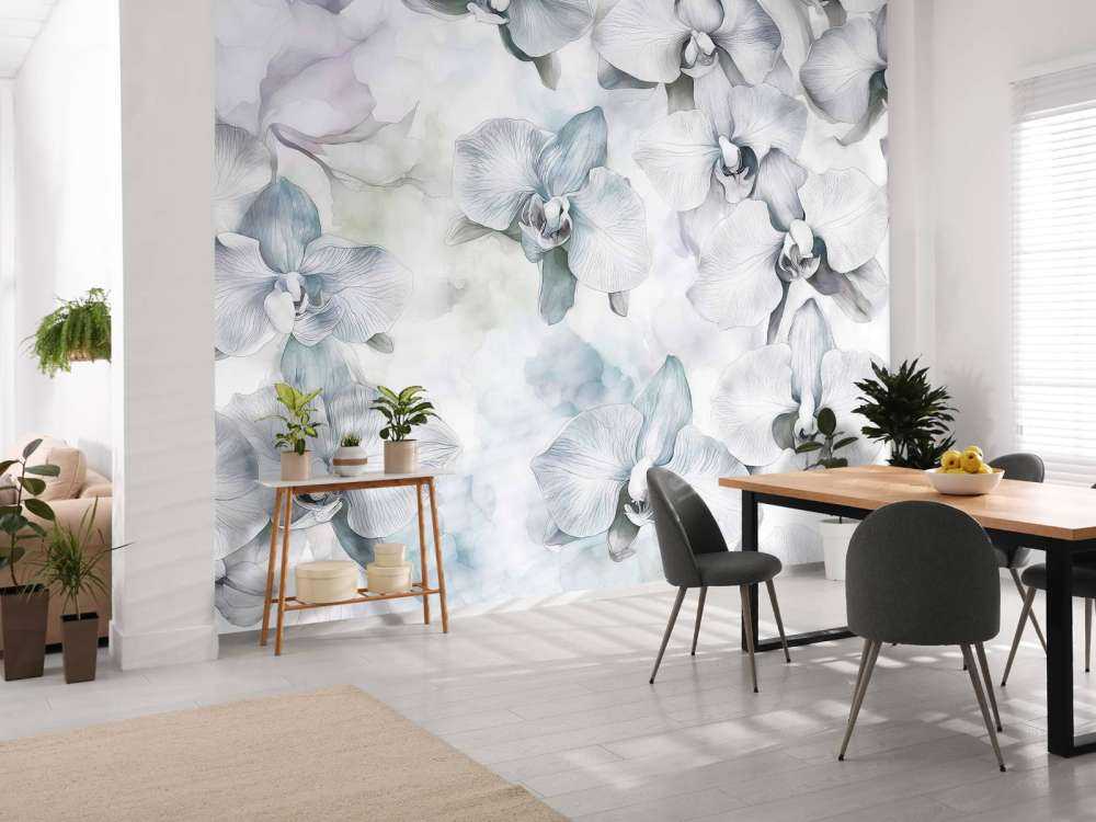 Mélodies d'orchidées aquarelle