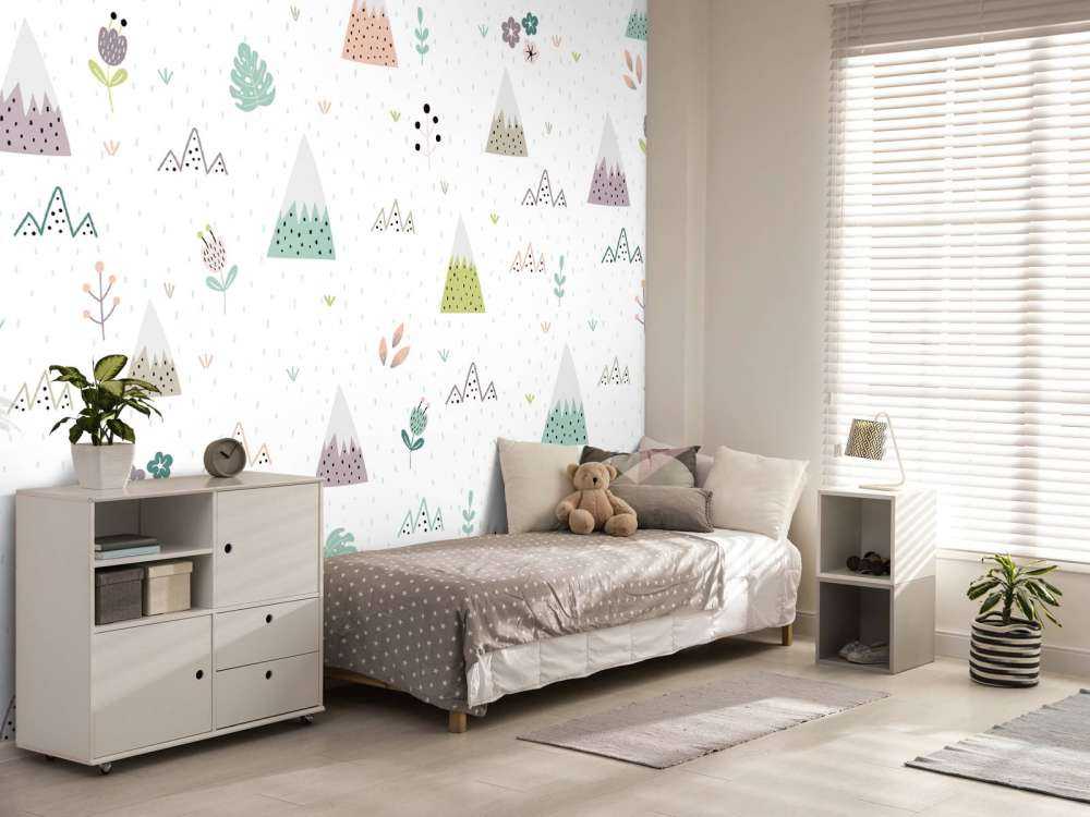 Montagnes, plantes et fleurs