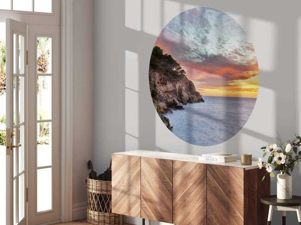 Coucher de soleil coloré