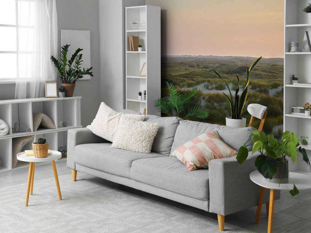 Coucher de soleil dans les dunes