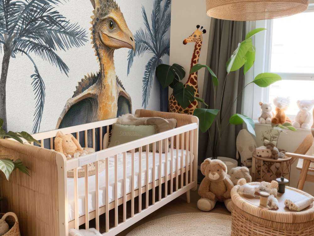 Bébé ptéranodon dans la jungle bleue