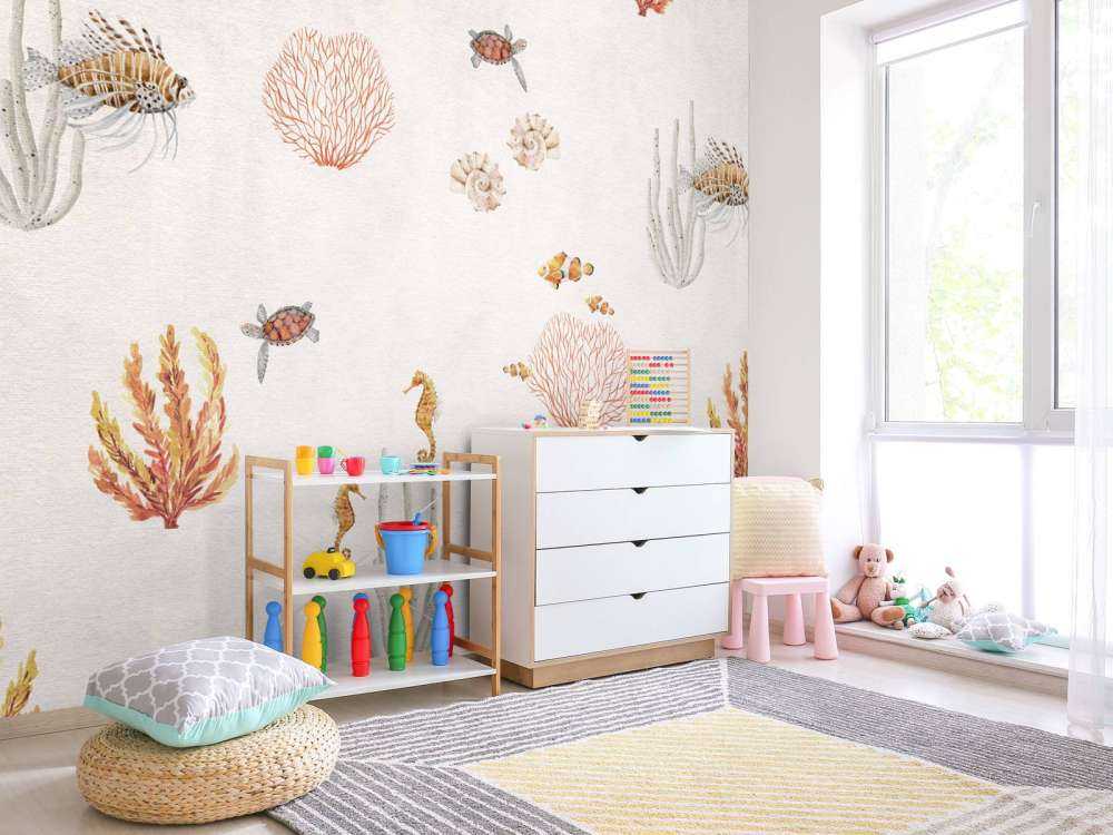 Coral Garden - White - 120