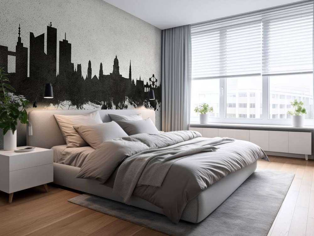 Aquarelle skyline, Bruxelles