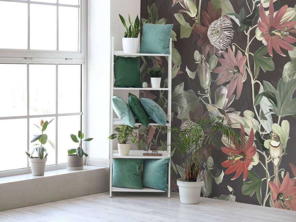 Sept oiseaux dans un feuillage enchanté - Fleur de minuit