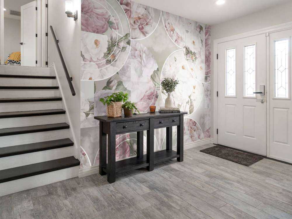 Élégance florale intemporelle - Rose vert