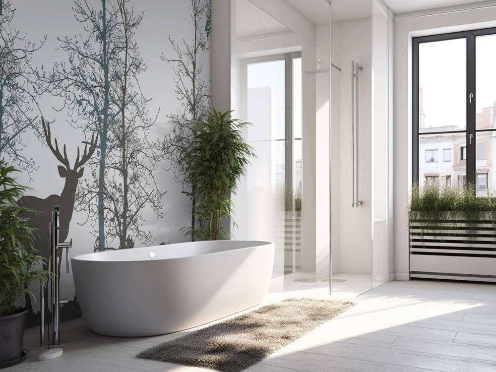 Contour de l'hiver Silence de la forêt