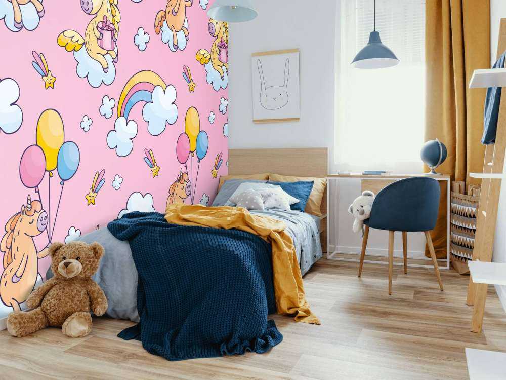 Licornes avec des ballons