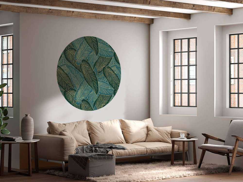 Feuille fendue dorée