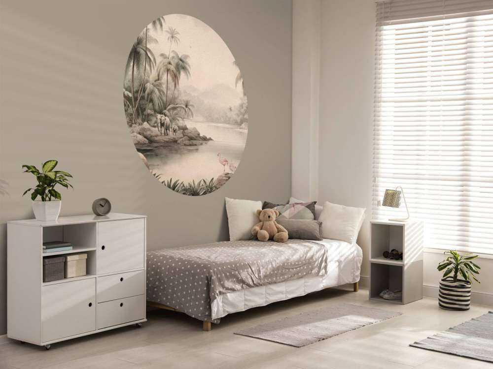 Paysage de jungle avec animaux