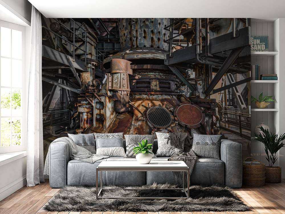 Ancienne usine rouillée