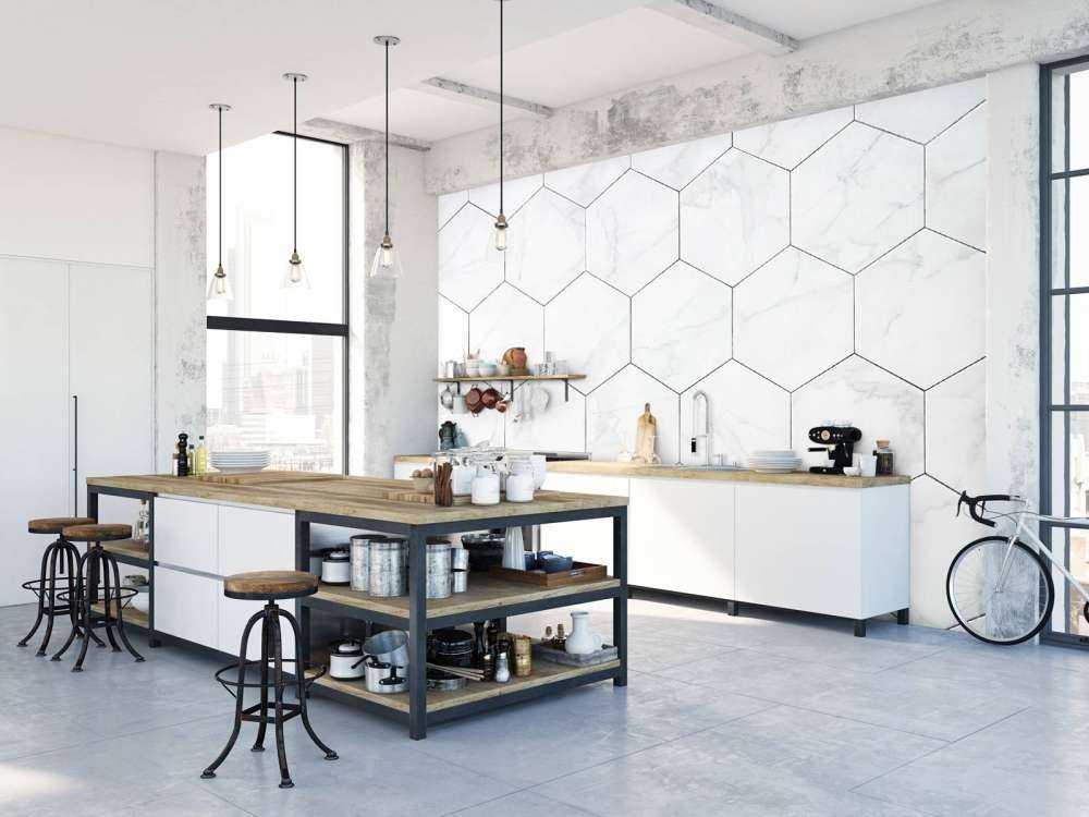 Hexagones de marbre