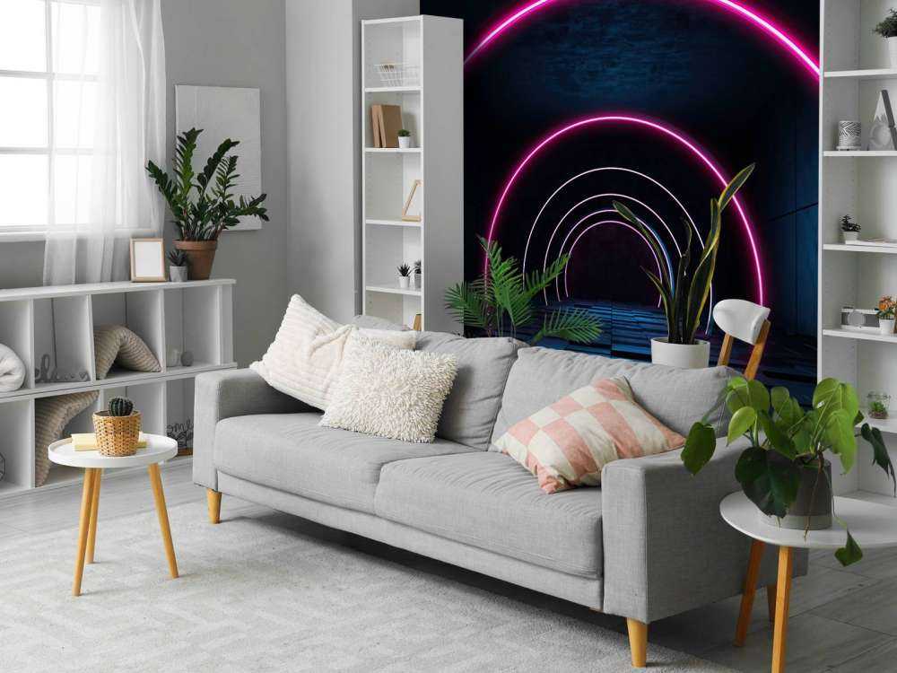 Couloir moderne et futuriste